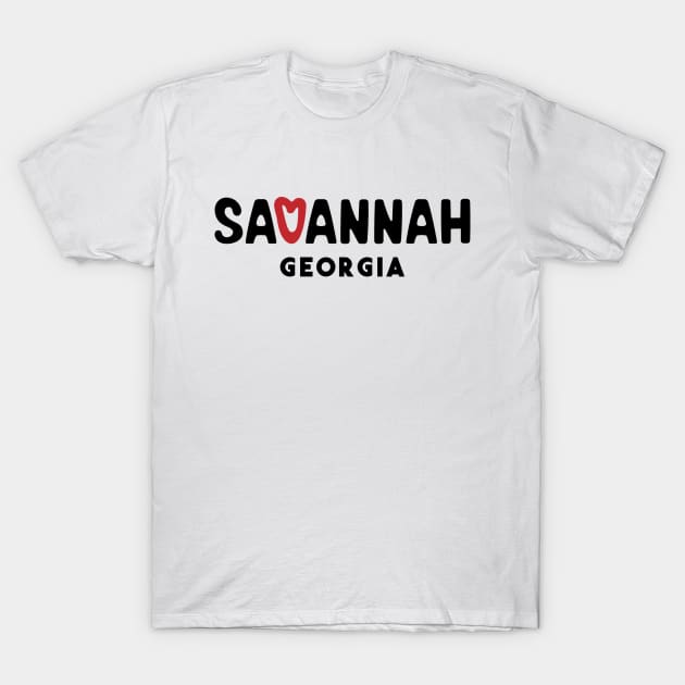 Savannah Georgia T-Shirt by Vectographers